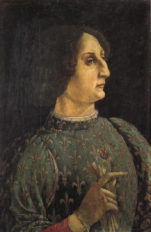 Piero pollaiolo Portrait of Galeazzo Maria Sforza Spain oil painting art